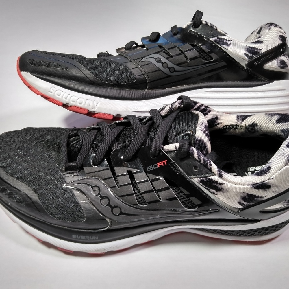 Women Saucony Everun Triumph Iso2 Shoe Sz 11 Black